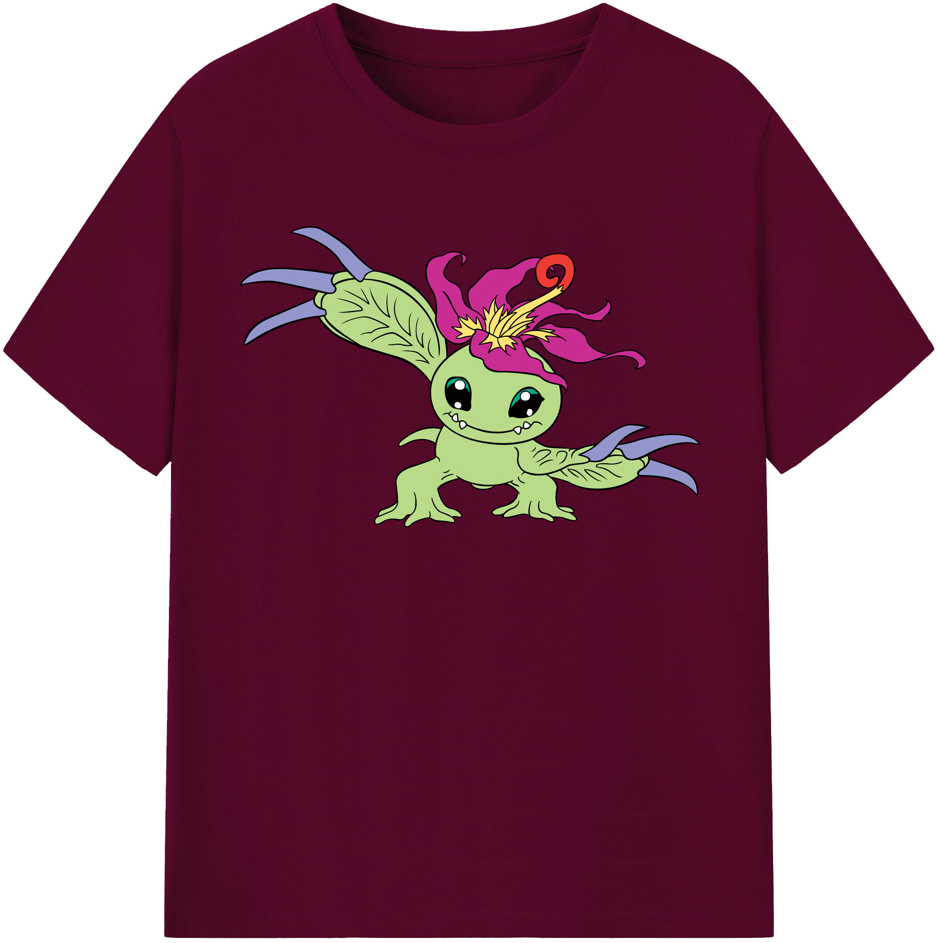 （画像用） Digimon デジタルモンスター/デジモン レディースカジュアルプリントTシャツ（綿100％）